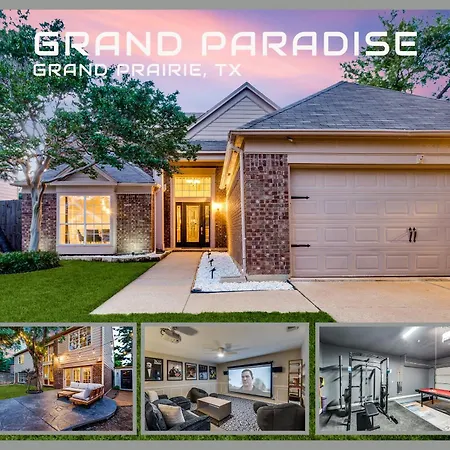 4 Bed Grand Prairie Luxury House, Prime Location! Villa